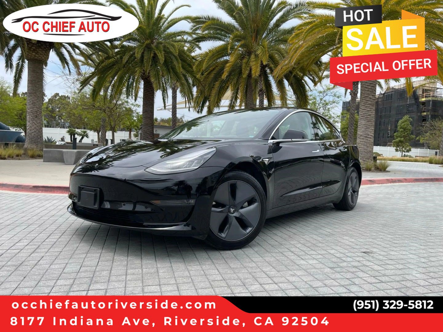 Used 2018 Tesla Model 3 Mid Range RWD image 1