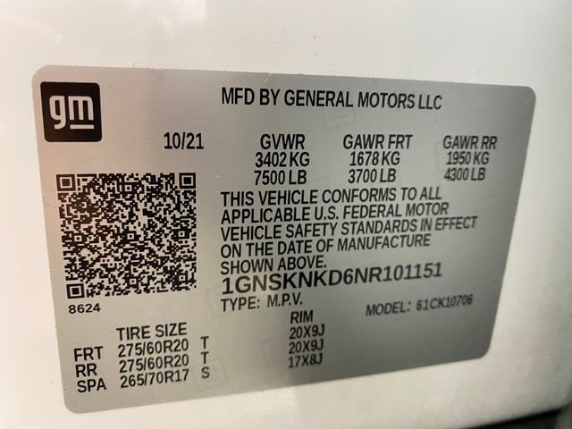 Certified 2022 Chevrolet Tahoe LT w/ Luxury Package image 31