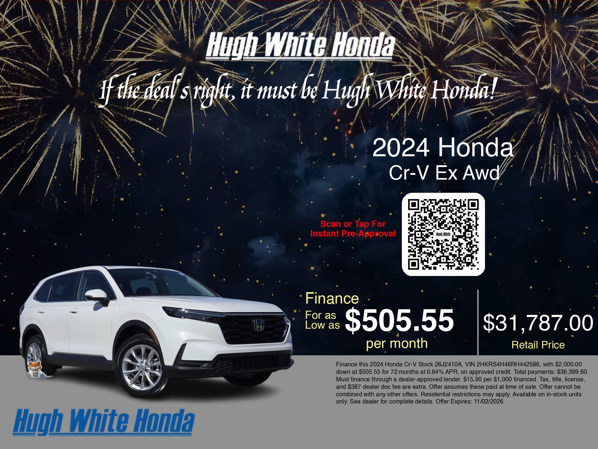 Used 2024 Honda CR-V EX image 5
