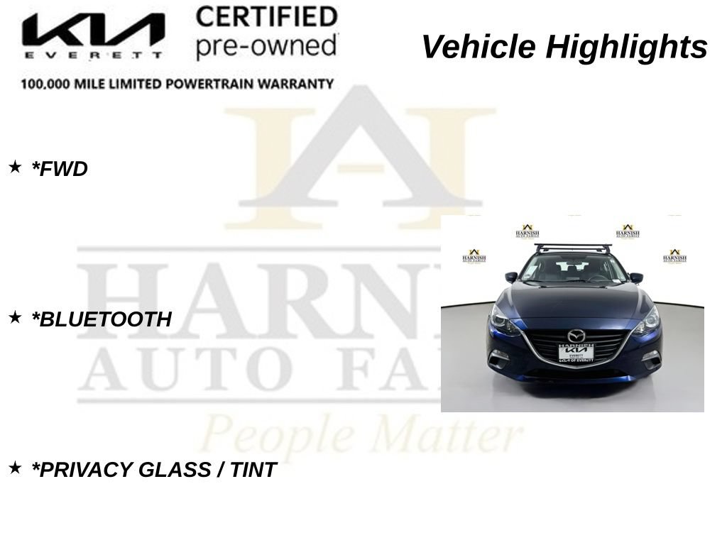 Used 2016 MAZDA MAZDA3 i Sport FWD image 9