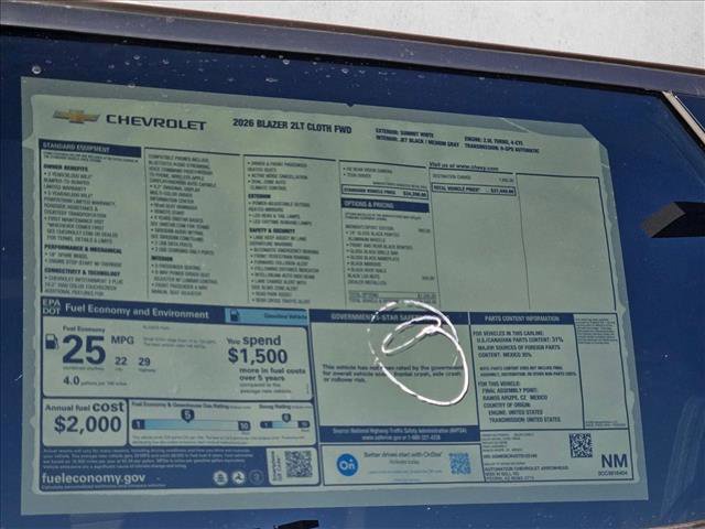 New 2026 Chevrolet Blazer LT image 17
