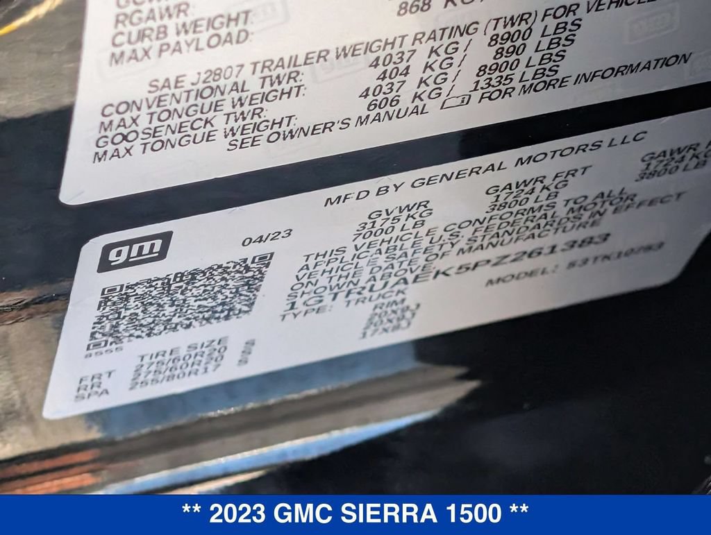 Used 2023 GMC Sierra 1500 Pro w/ Graphite Edition AWD/4WD image 41