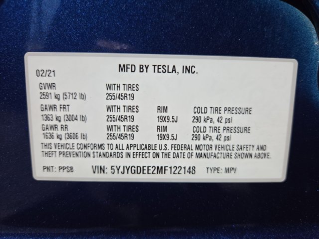 Used 2021 Tesla Model Y Long Range AWD/4WD image 22