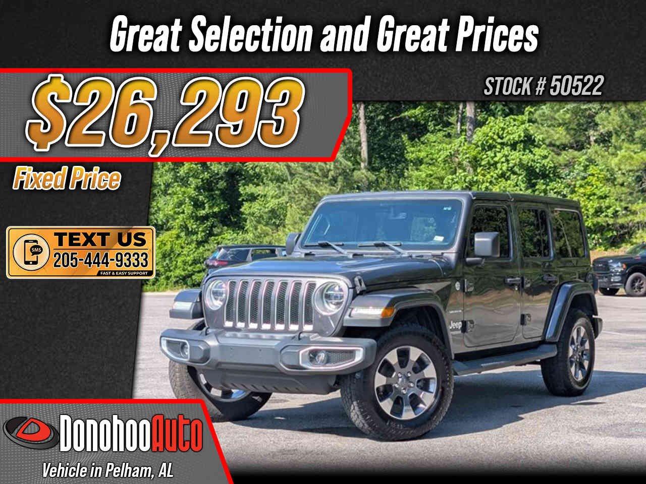 Used 2018 Jeep Wrangler Unlimited Sahara AWD/4WD image 1