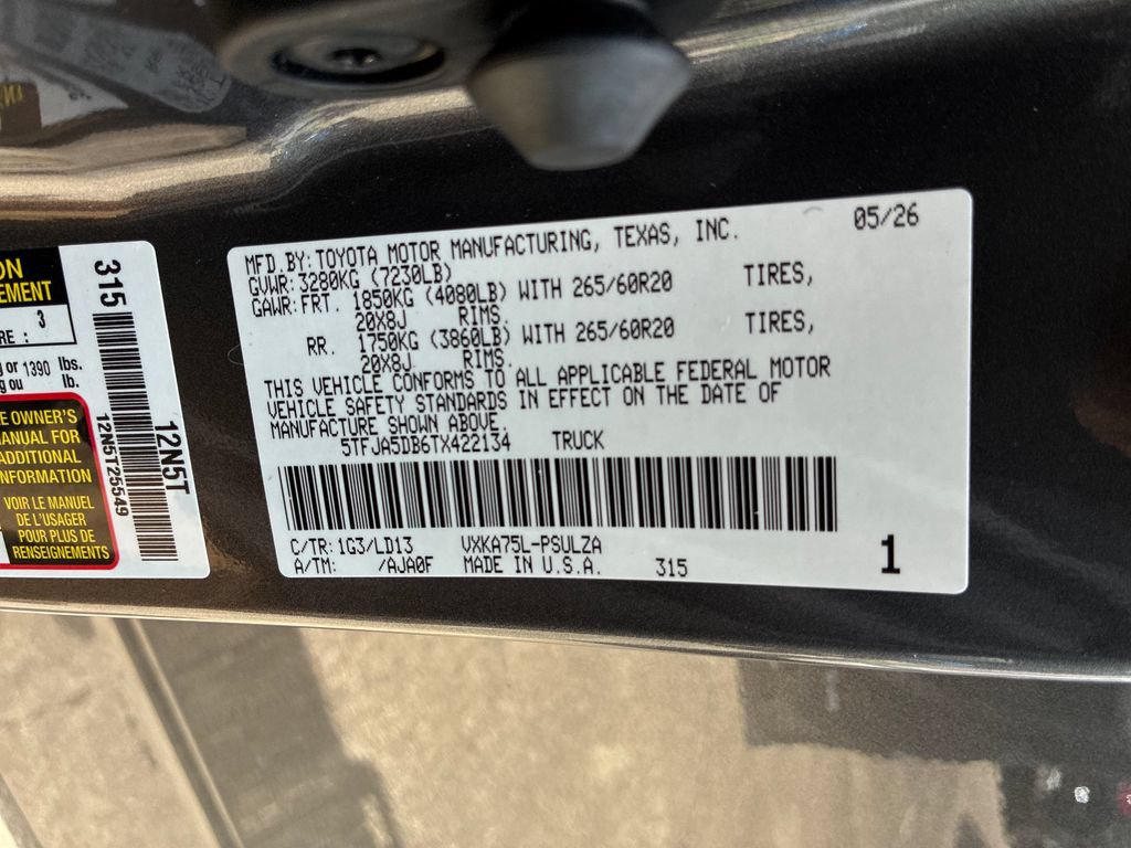 New 2026 Toyota Tundra Limited AWD/4WD image 58