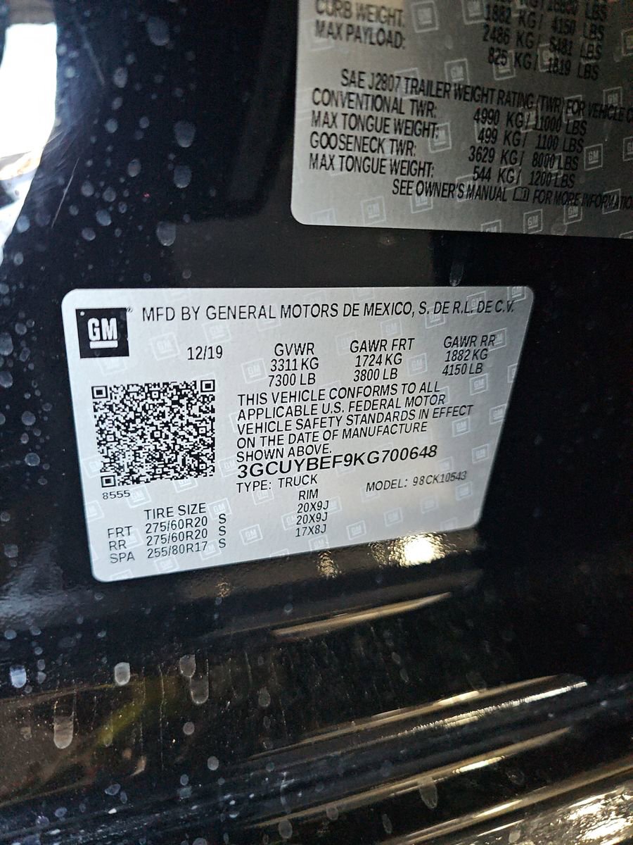 Used 2019 Chevrolet Silverado 1500 Custom w/ Custom Max Trailering Package image 14