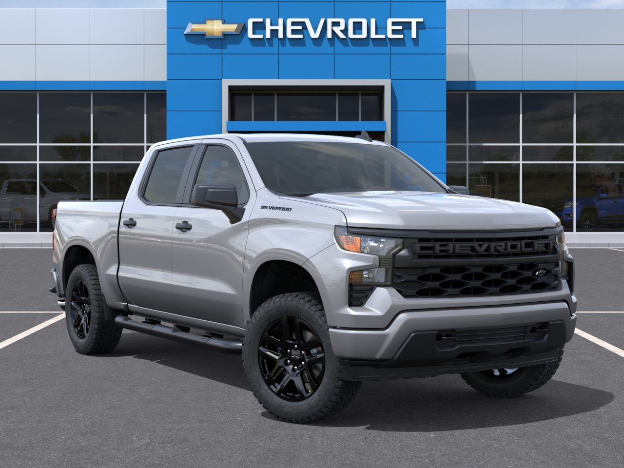 New 2026 Chevrolet Silverado 1500 Custom w/ Turbomax Blackout Package RWD image 31