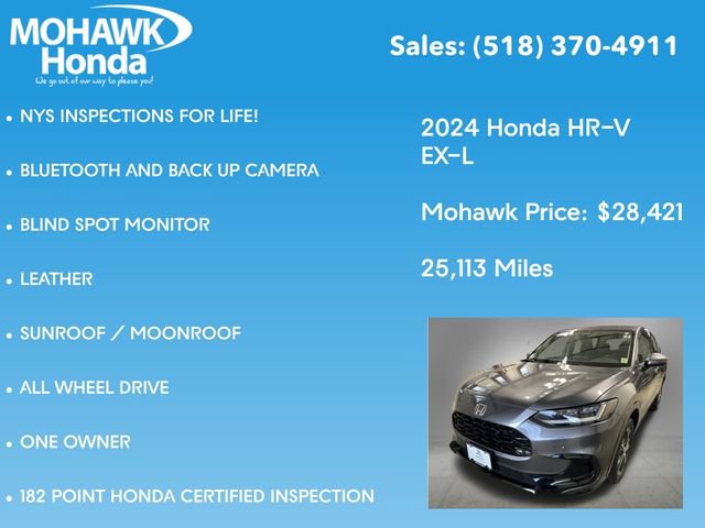 Certified 2024 Honda HR-V EX-L image 8