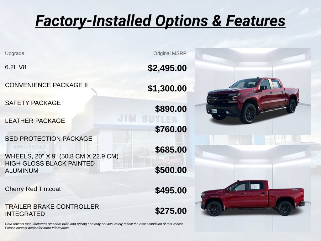 Used 2021 Chevrolet Silverado 1500 LT Trail Boss w/ Convenience Package II AWD/4WD image 3