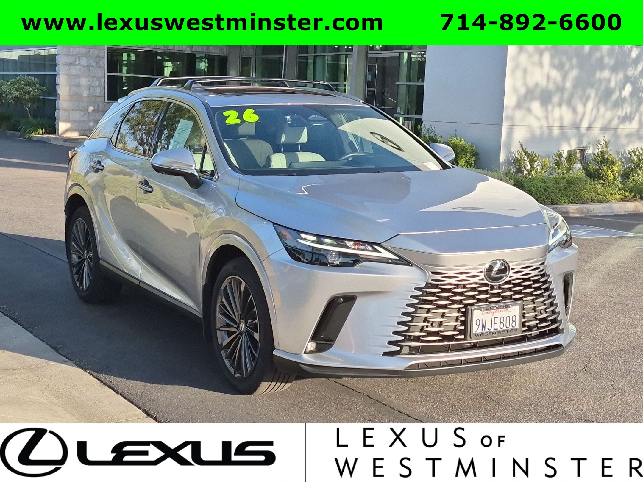 Certified 2026 Lexus RX 350h w/ Convenience Package AWD/4WD image 3