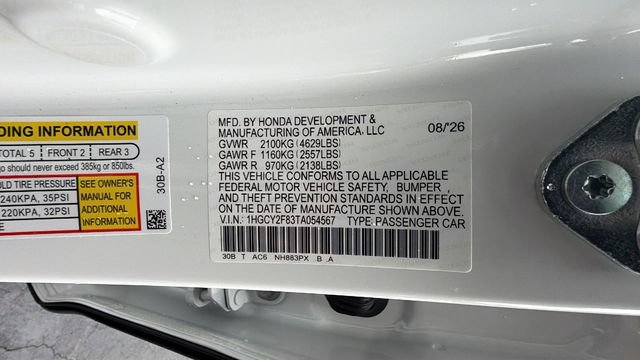 New 2026 Honda Accord Touring image 34