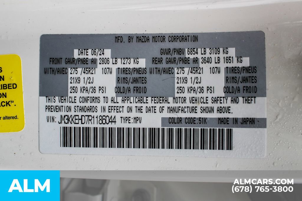 Used 2024 MAZDA CX-90 3.3 Turbo w/ Premium Plus Pkg image 43