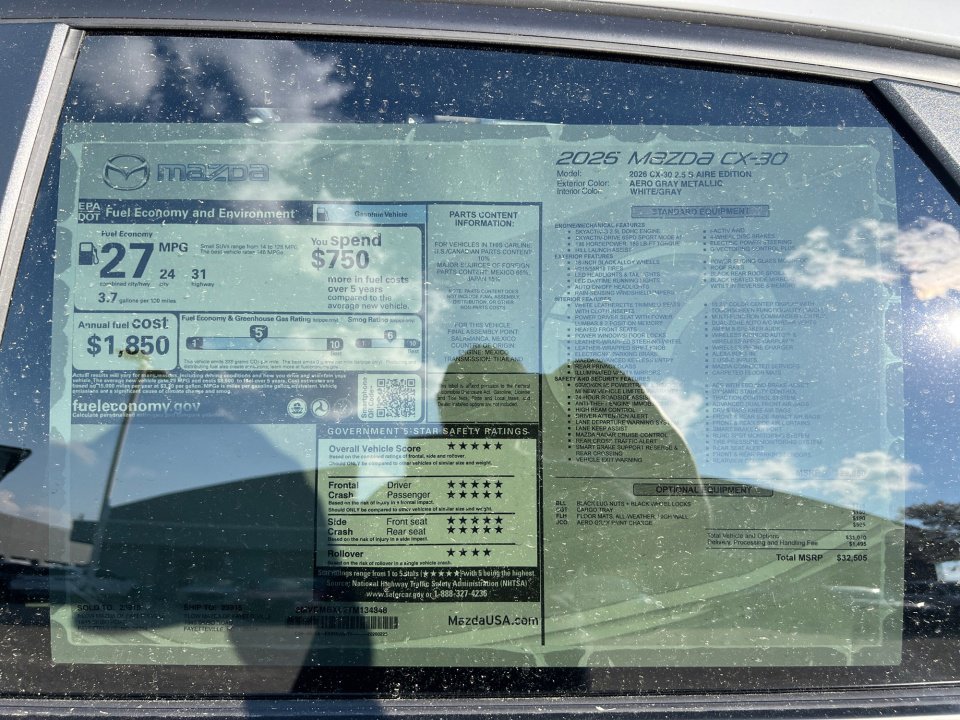 New 2026 MAZDA CX-30 Aire Edition image 34