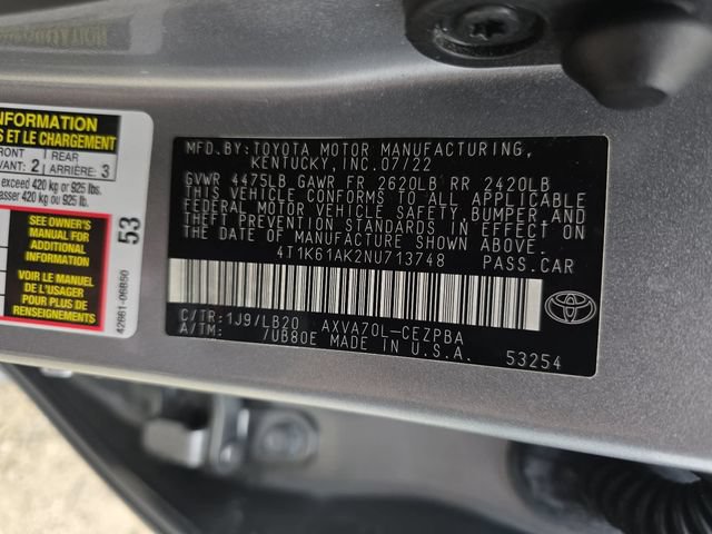 Used 2022 Toyota Camry XSE FWD image 33