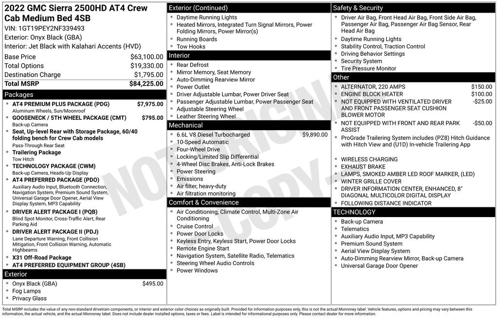 Used 2022 GMC Sierra 2500 AT4 w/ AT4 Premium Plus Package image 5