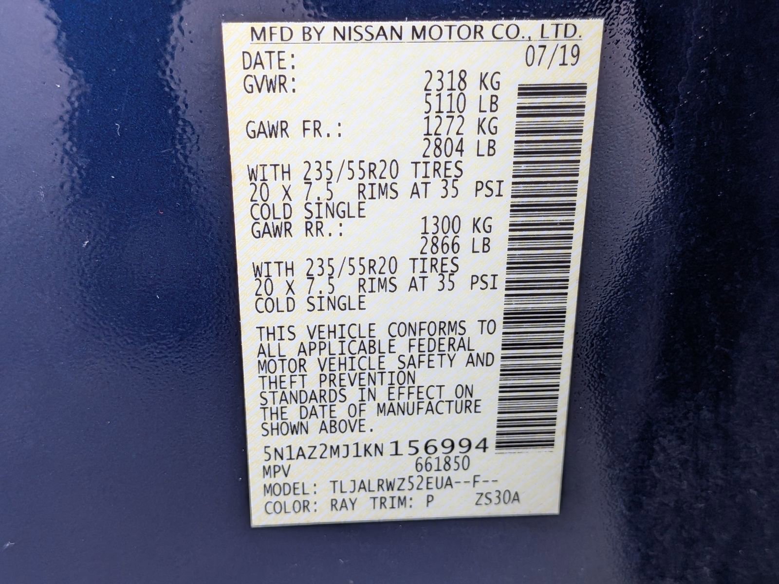 Used 2019 Nissan Murano SL w/ SL Technology Package FWD image 43