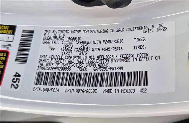 Used 2023 Toyota Tacoma SR5 RWD image 24