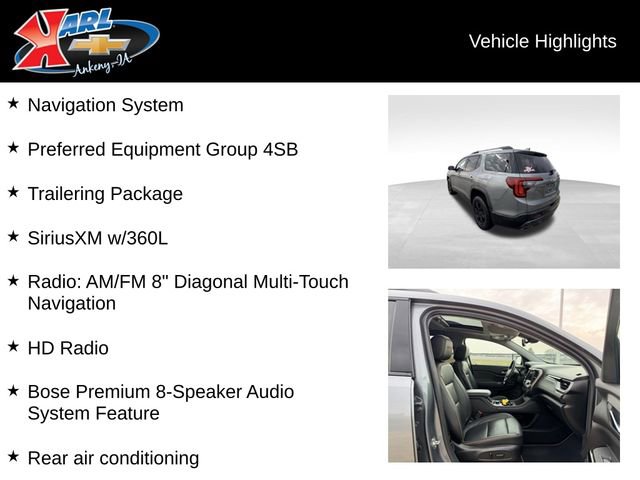 Certified 2021 GMC Acadia AT4 w/ Trailering Package video 2