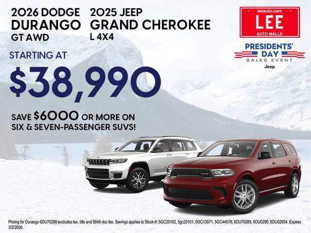 New 2026 Dodge Durango GT w/ Blacktop Package image 4