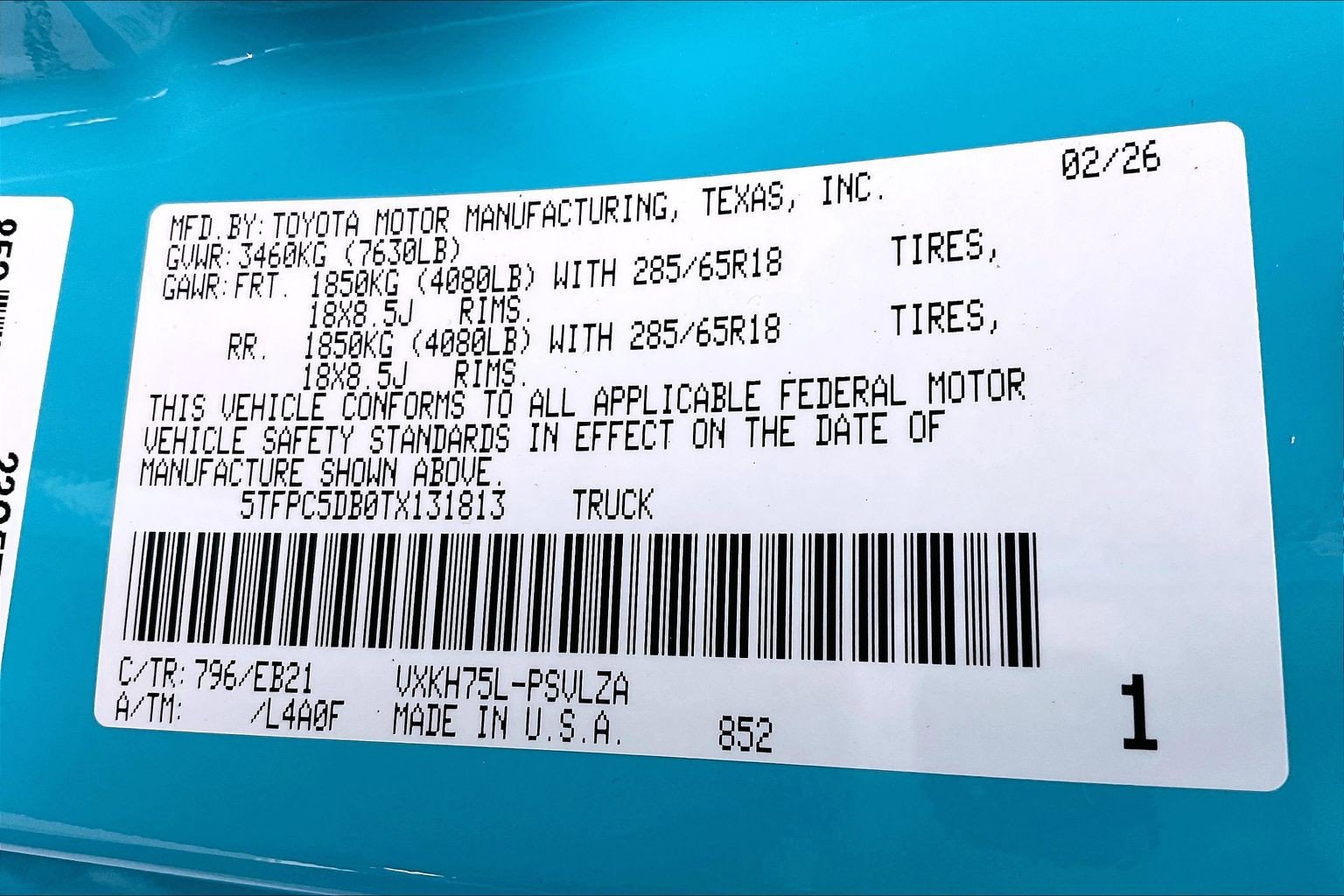 New 2026 Toyota Tundra TRD Pro image 20