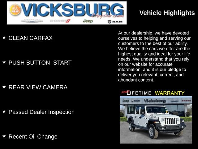 Used 2020 Jeep Gladiator Sport w/ Quick Order Package 24S image 13