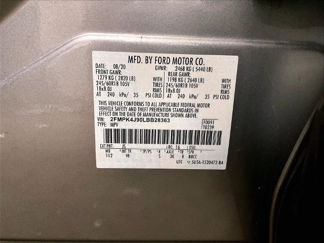 Used 2020 Ford Edge SEL w/ Convenience Package AWD/4WD image 32