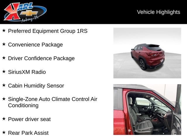 Used 2021 Chevrolet TrailBlazer RS w/ Convenience Package image 2