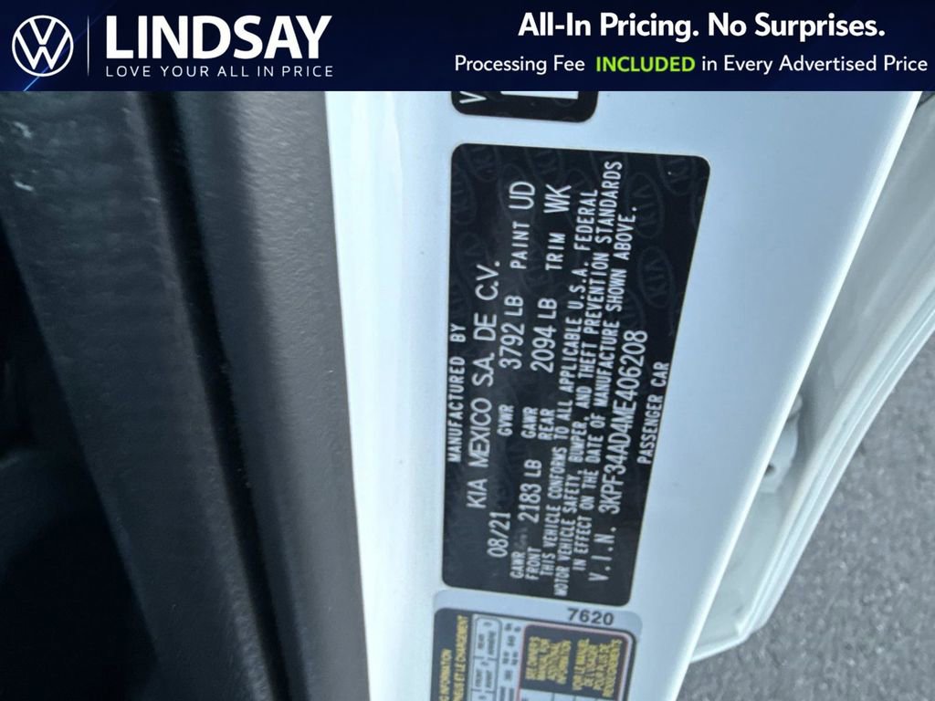 Used 2021 Kia Forte GT-Line w/ GT-Line Premium Package image 26