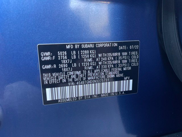 Used 2022 Subaru Outback Limited XT w/ Popular Package #2 AWD/4WD image 26