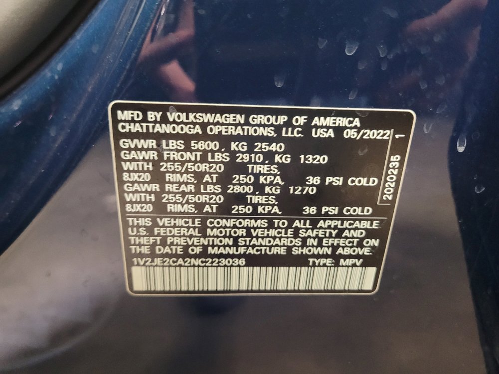 Used 2022 Volkswagen Atlas Cross Sport SE FWD image 33