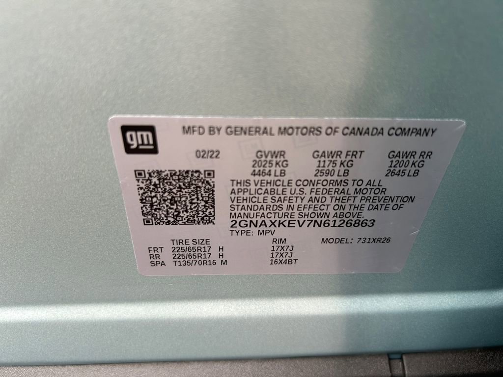 Used 2022 Chevrolet Equinox LT FWD image 35