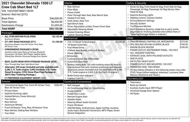 Used 2021 Chevrolet Silverado 1500 LT w/ All Star Edition Plus image 3