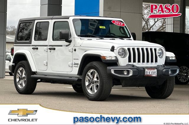 Used 2018 Jeep Wrangler Unlimited Sahara image 1