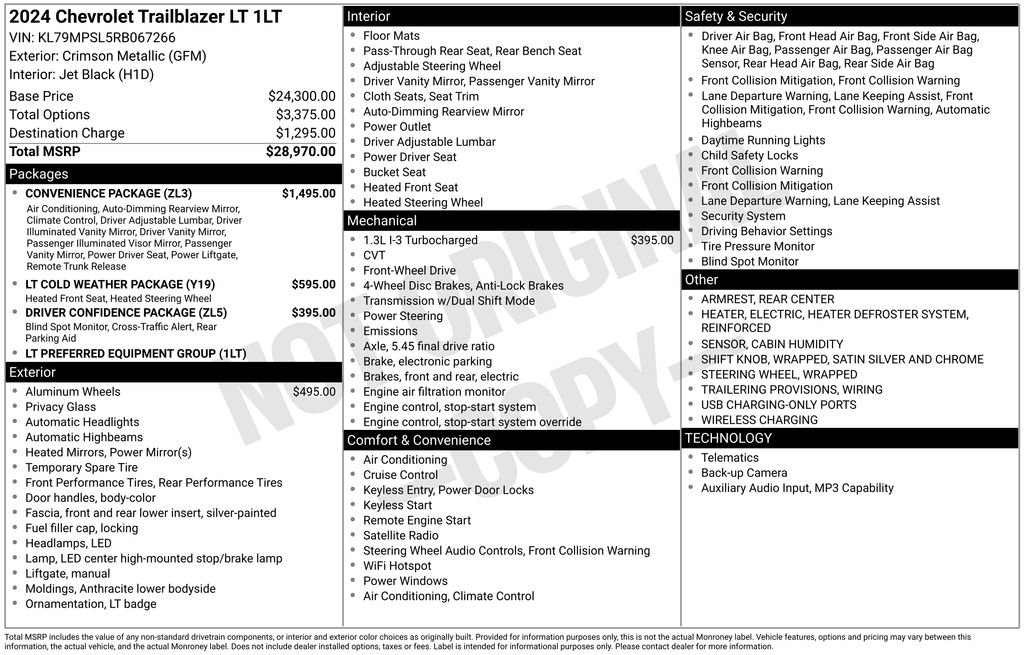 Certified 2024 Chevrolet TrailBlazer LT w/ Convenience Package FWD image 7
