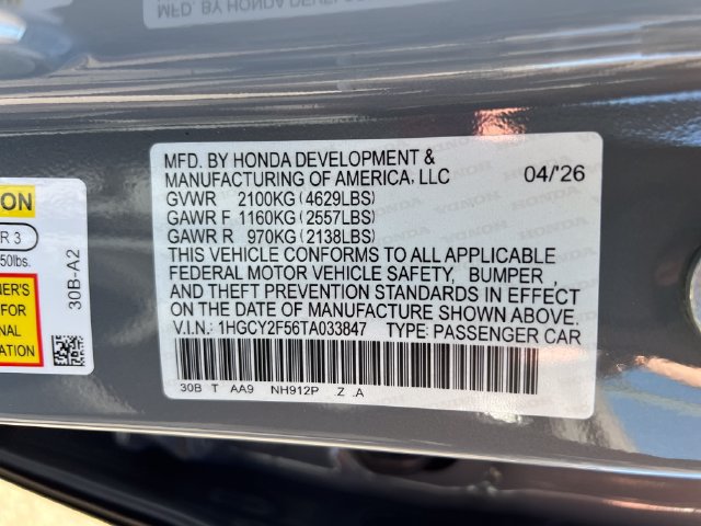 New 2026 Honda Accord Sport image 18
