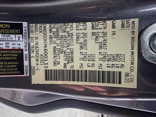 Certified 2023 Nissan Frontier SV w/ Technology Package image 26