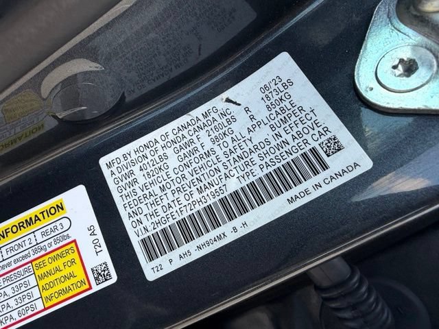 Certified 2023 Honda Civic EX image 30