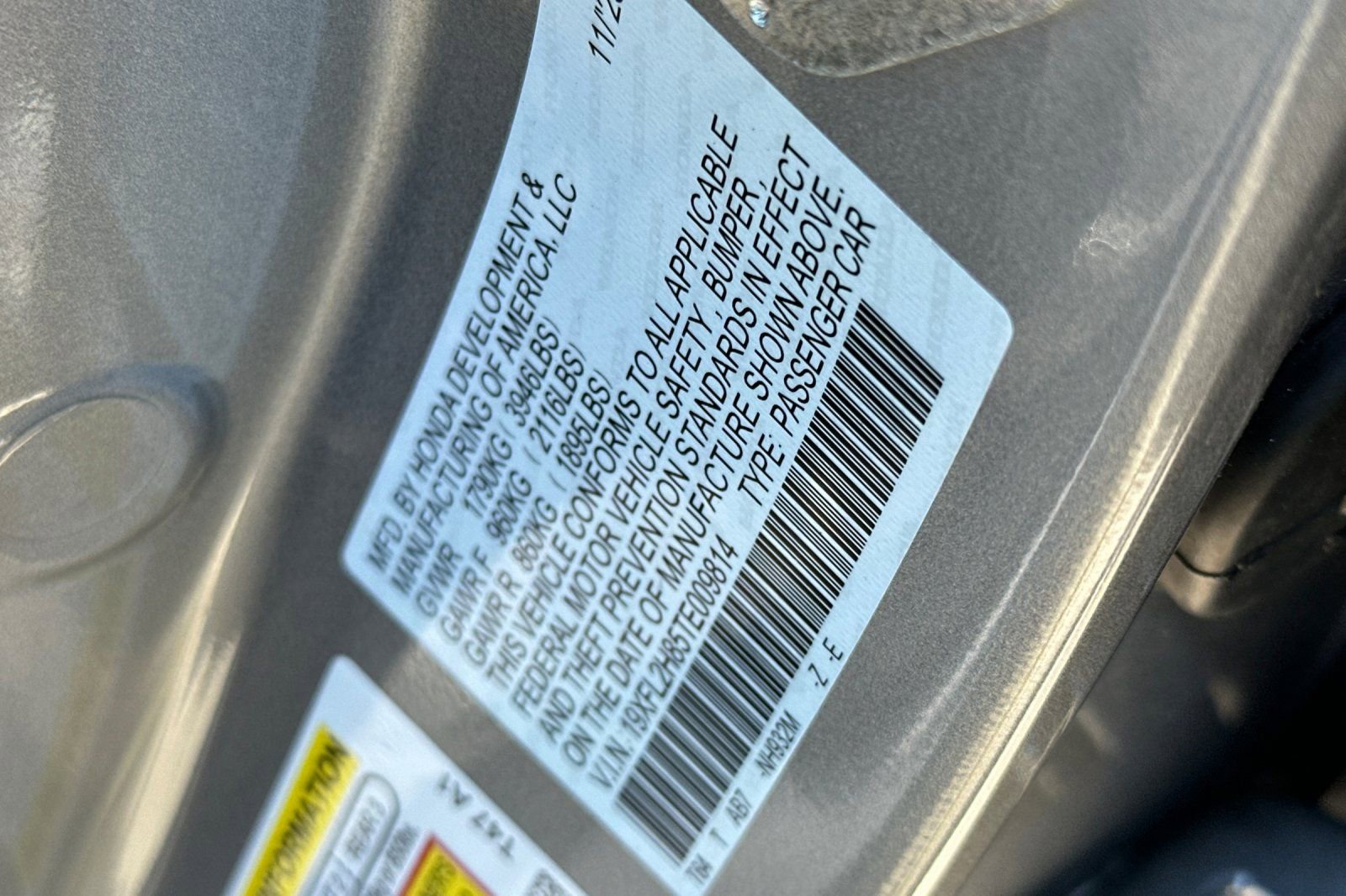 New 2026 Honda Civic Sport image 33