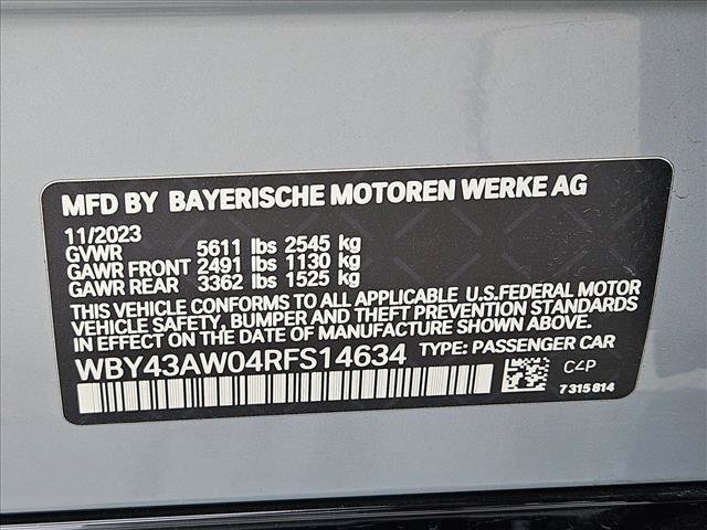Used 2024 BMW i4 eDrive35 w/ M Sport Package RWD image 24
