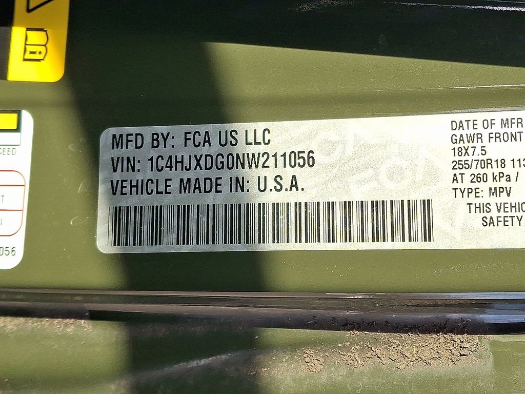 Used 2022 Jeep Wrangler Unlimited Sport image 28