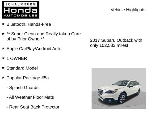 Used 2017 Subaru Outback 3.6R Touring w/ Popular Package #5A AWD/4WD image 7