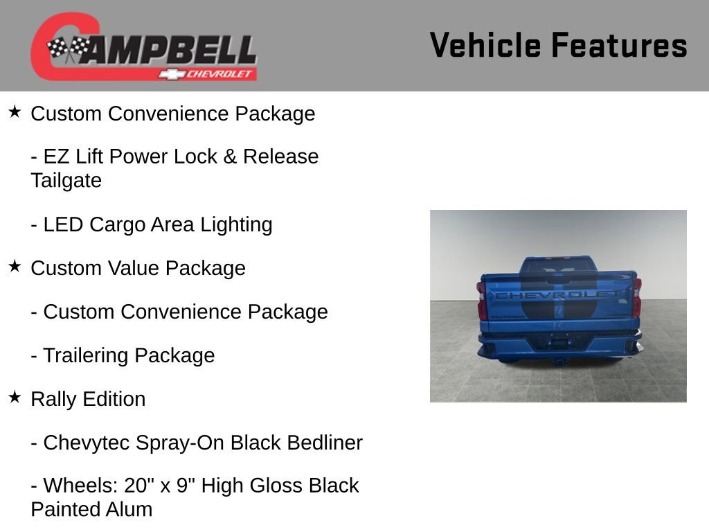 Used 2022 Chevrolet Silverado 1500 Custom w/ Rally Edition image 26