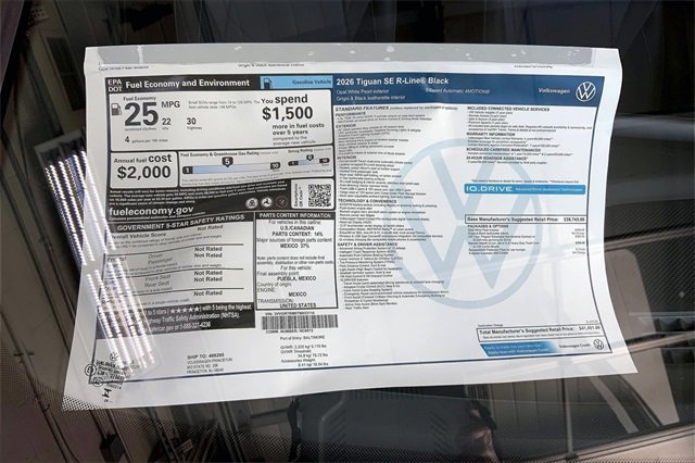New 2026 Volkswagen Tiguan SE R-Line image 14
