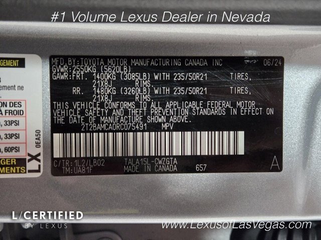 Certified 2024 Lexus RX 350 Premium Plus w/ Convenience Package AWD/4WD image 30