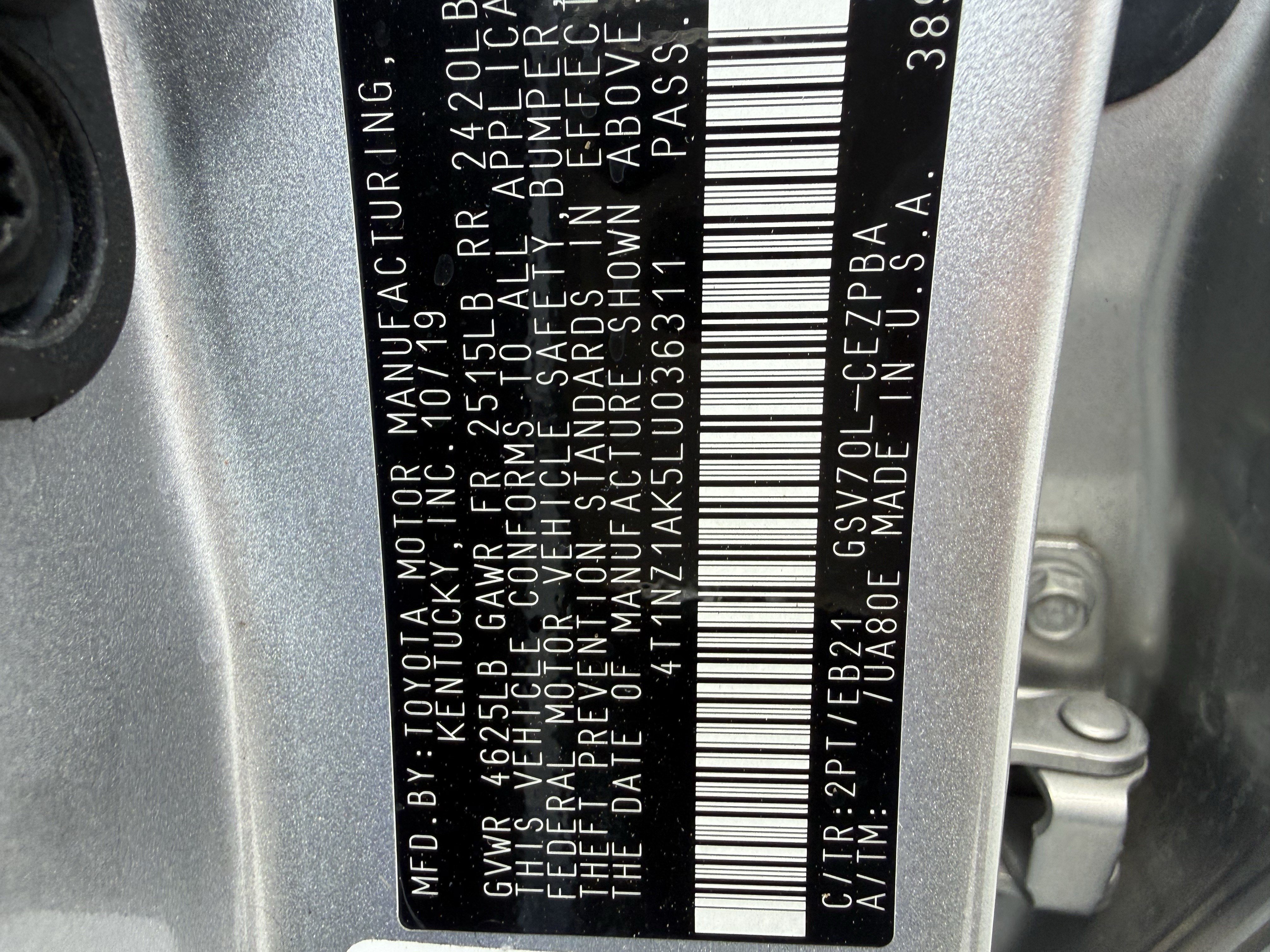Used 2020 Toyota Camry TRD FWD image 35