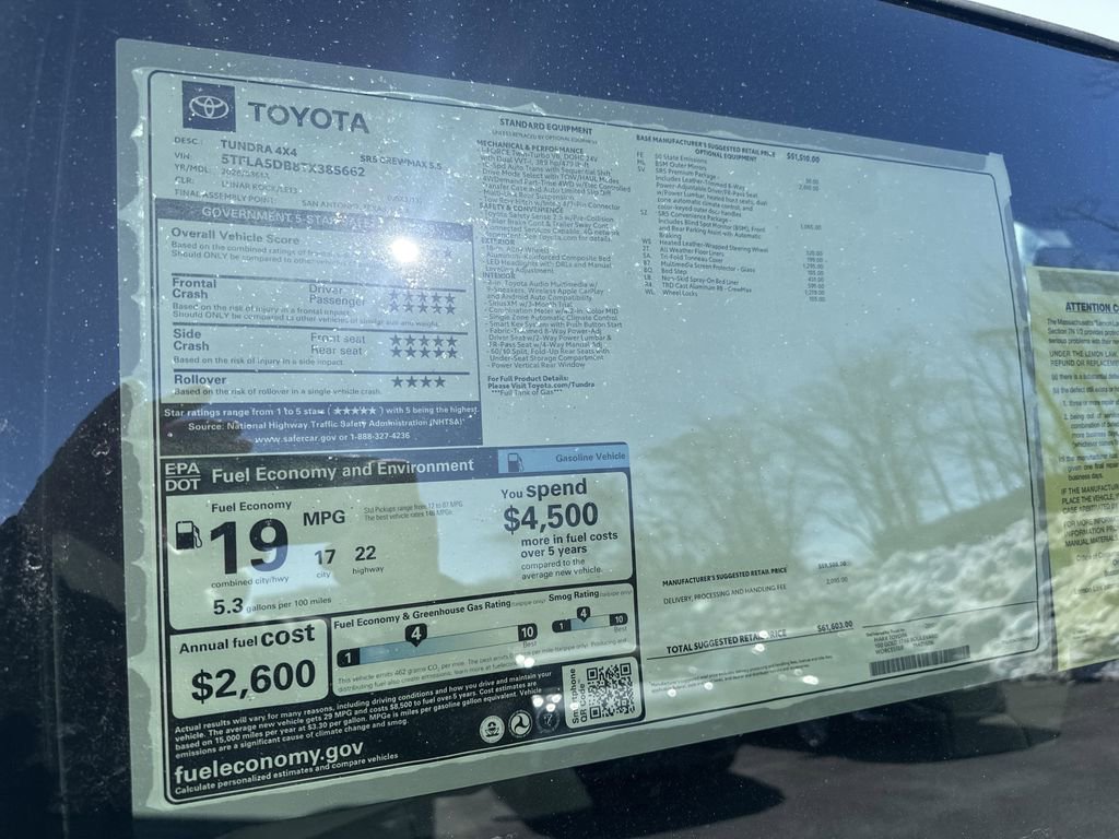 New 2026 Toyota Tundra SR5 AWD/4WD image 24