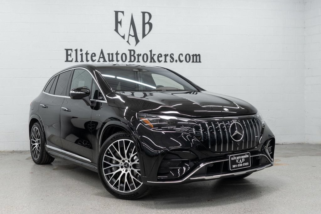 Used 2024 Mercedes-Benz EQE AMG 4MATIC SUV w/ Winter Package image 56