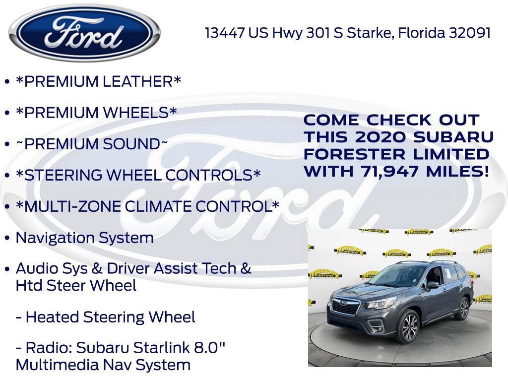 Used 2020 Subaru Forester Limited w/ Popular Package #3 AWD/4WD image 15