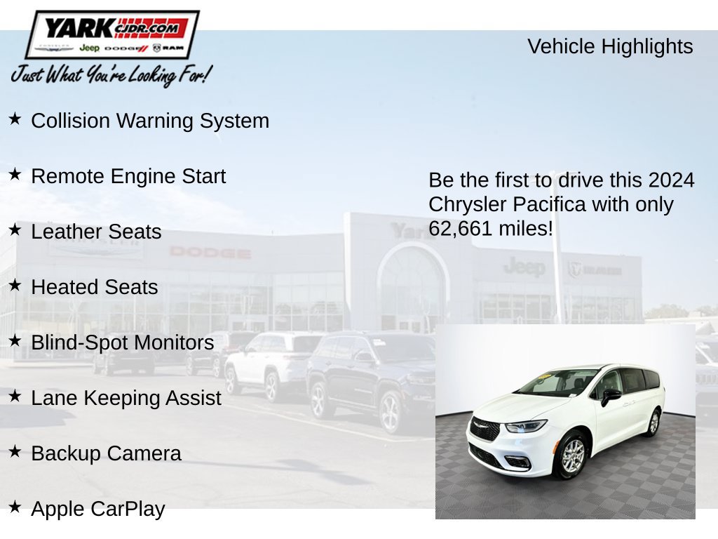 Certified 2024 Chrysler Pacifica Touring-L FWD image 12