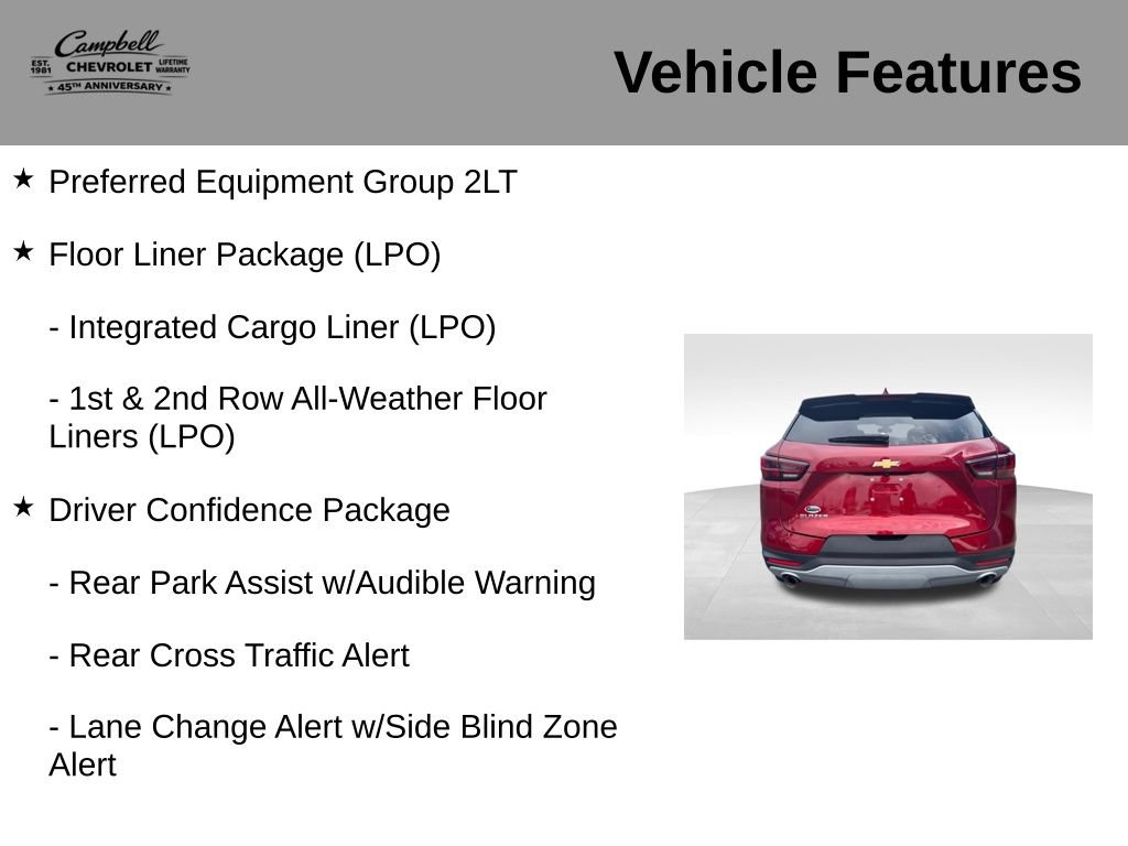 Used 2024 Chevrolet Blazer LT w/ Convenience Package FWD image 5